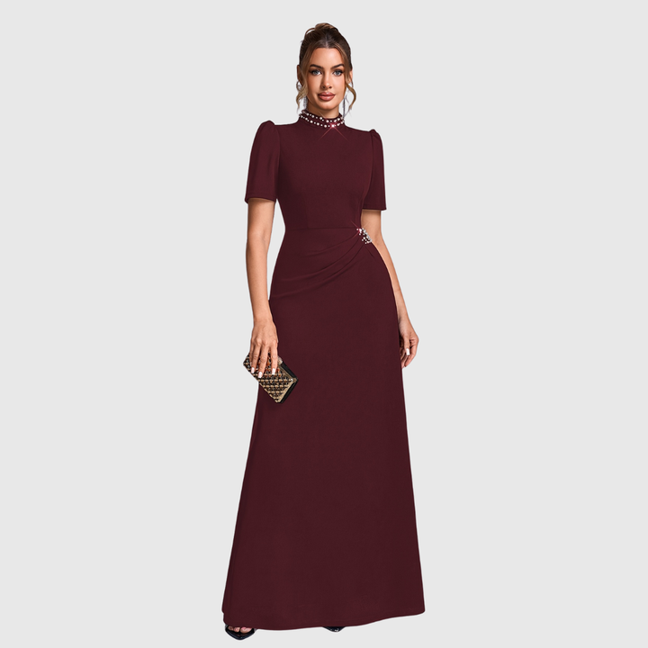 Kiara | Sleeveless Bridesmaid Evening Maxi Dress for Women