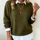 Chelsea | Collared Patchwork Sweater