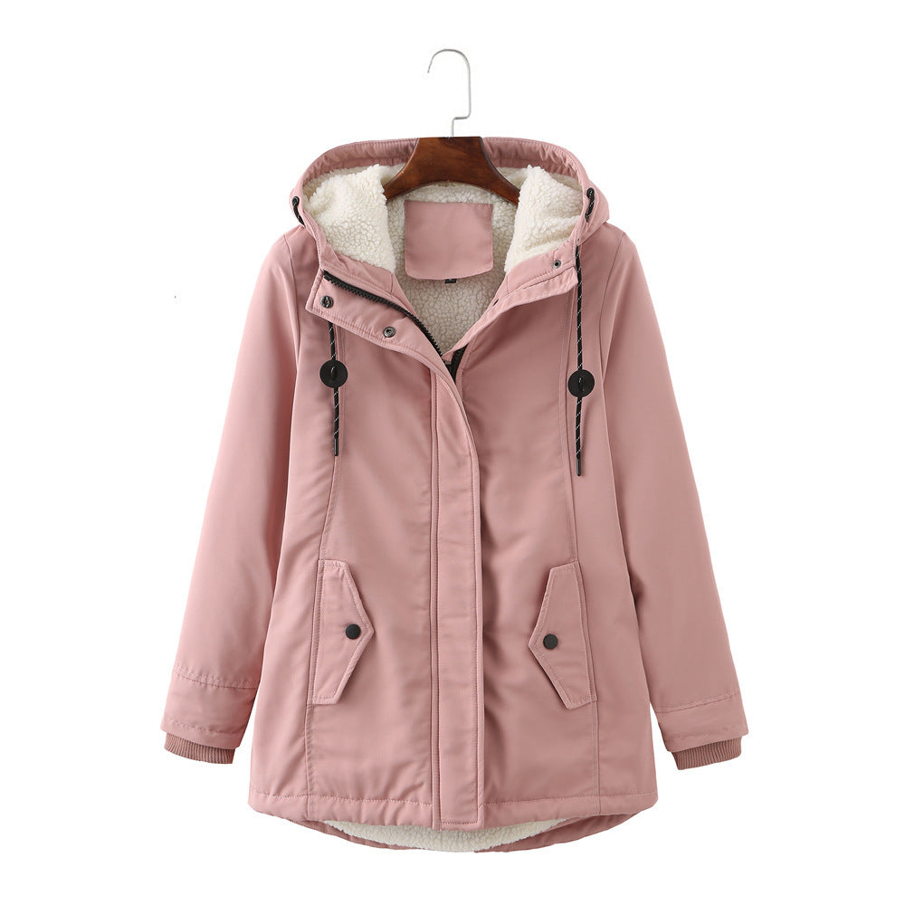 Marissa | Hooded Mid Length Coat