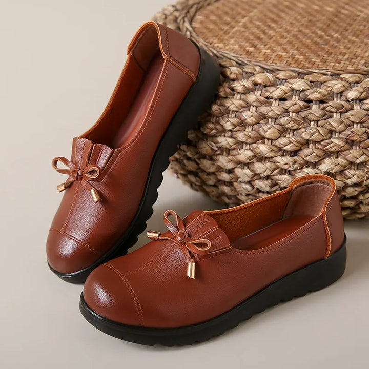 Bettina | Bow Fringe Slip-On Loafer