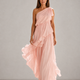 Scarlett | One-Shoulder Tiered Ruffle Maxi Dress for Women