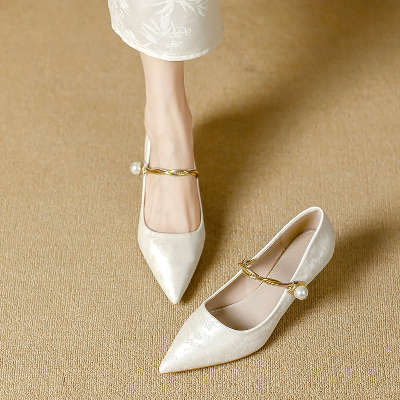 Kristen | Ankle-Strap Block Heels