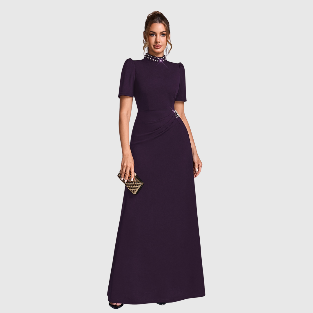 Kiara | Sleeveless Bridesmaid Evening Maxi Dress for Women