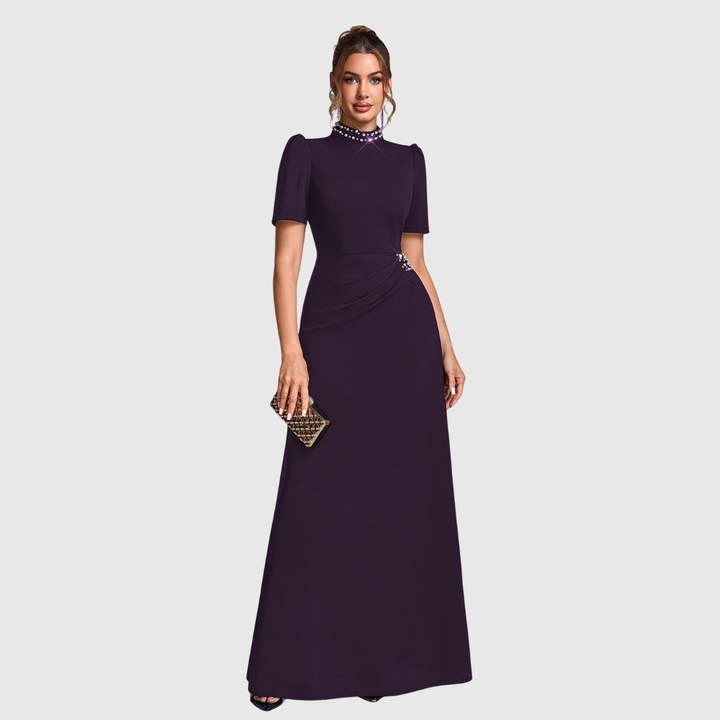Kiara | Sleeveless Bridesmaid Evening Maxi Dress for Women