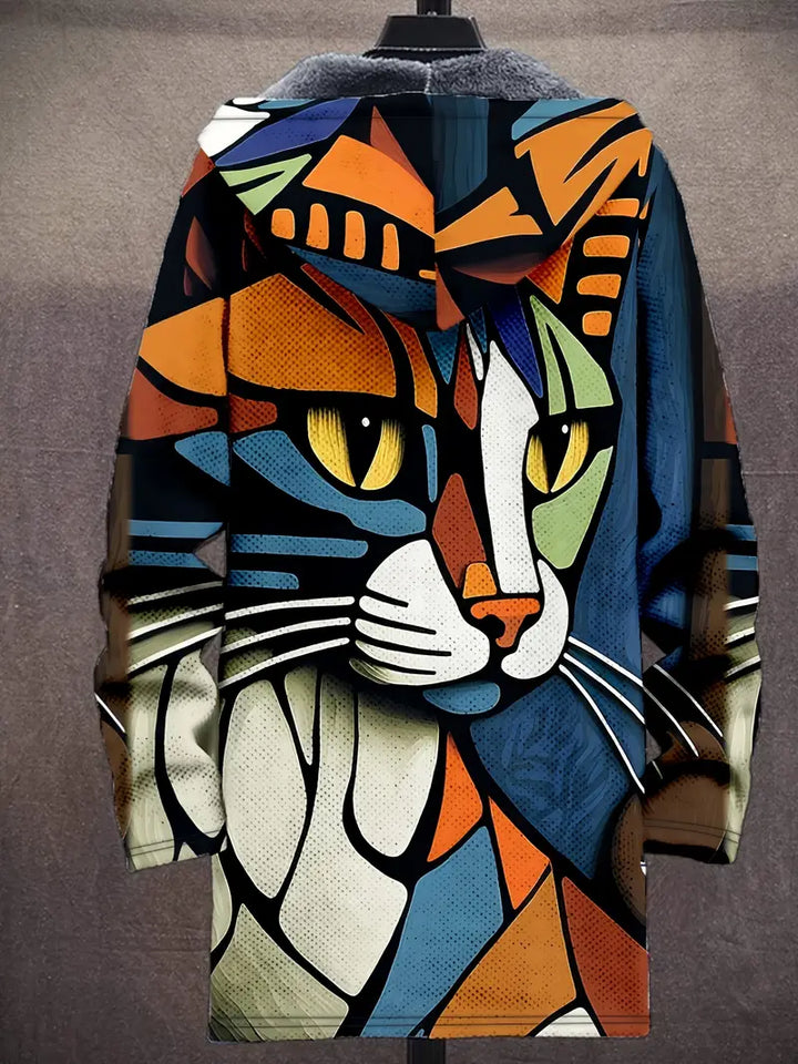 Georgia | Patterned Longline Coat