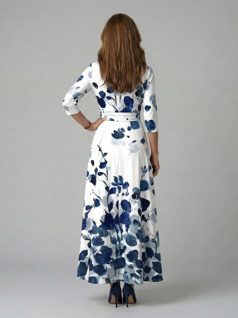 Taylor | Floral Wrap Maxi Dress for Women