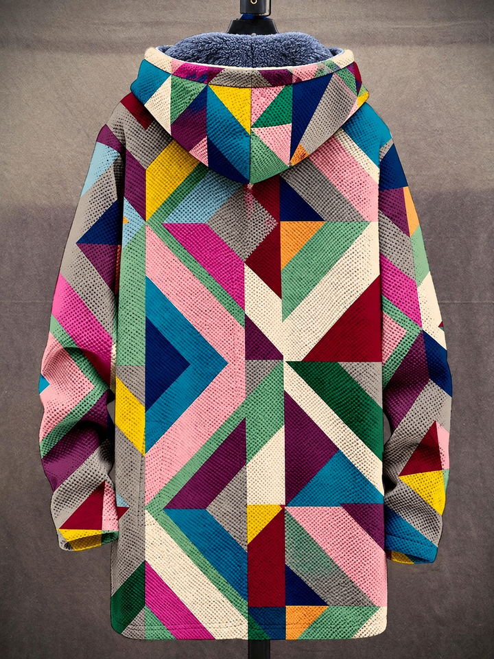 Dorothy | Geometric Longline Cardigan
