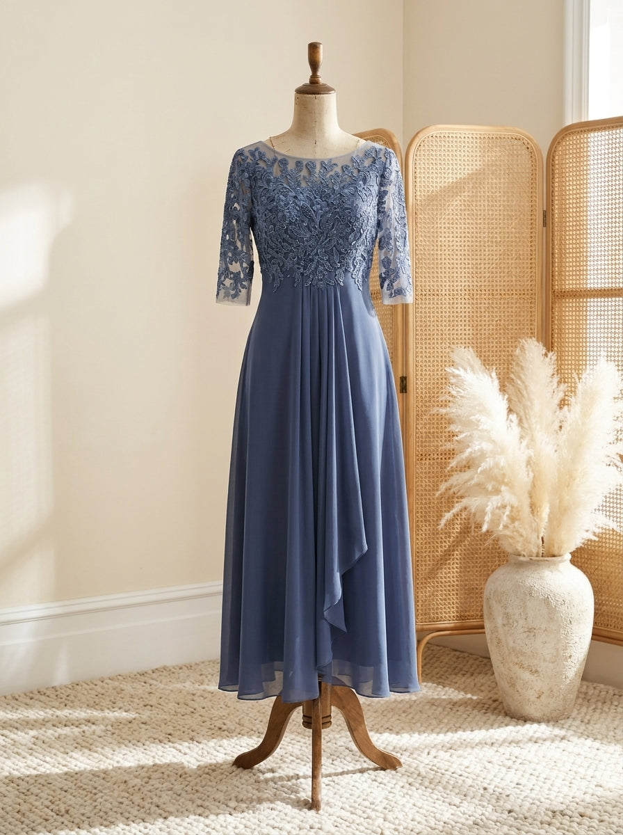 Caitlin | Ruched Midi Dress for Women