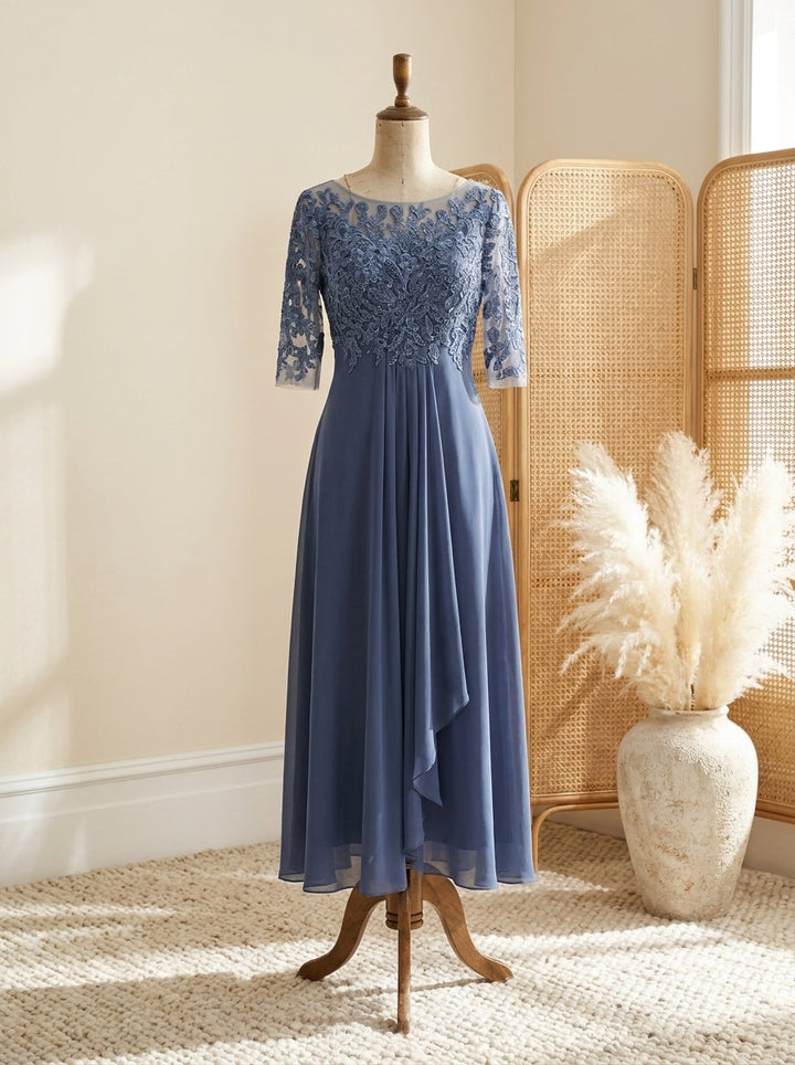 Caitlin | Ruched Midi Dress for Women