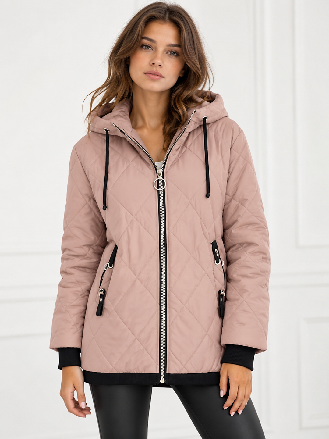 Wendy | Quilted Zip-Front Jacket