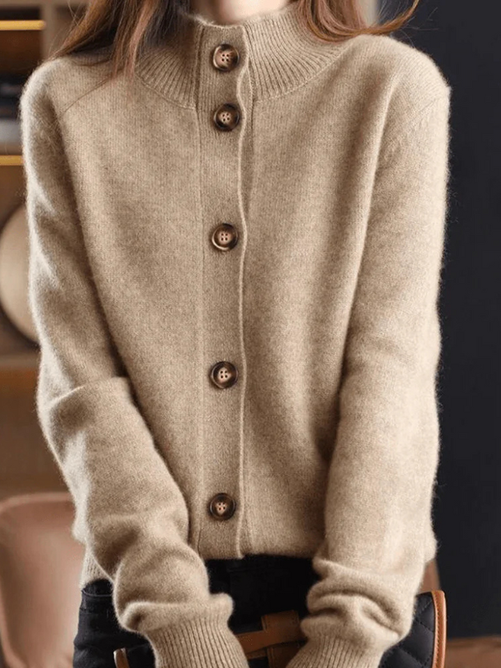Felicity | Button Front Collared Cardigan