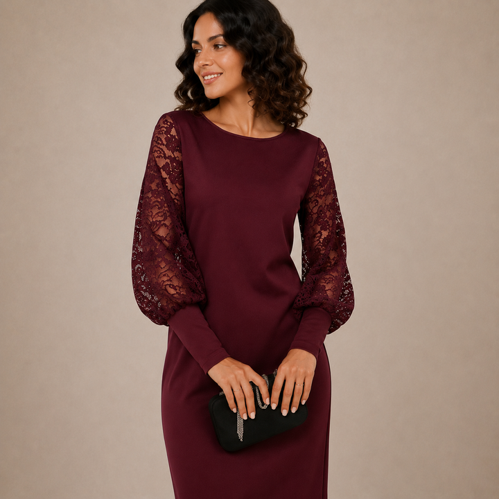 Chelsea | Elegant Relaxed Midi Dress for Women