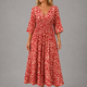 Althea™ | Bohemian Flow Midi Dress
