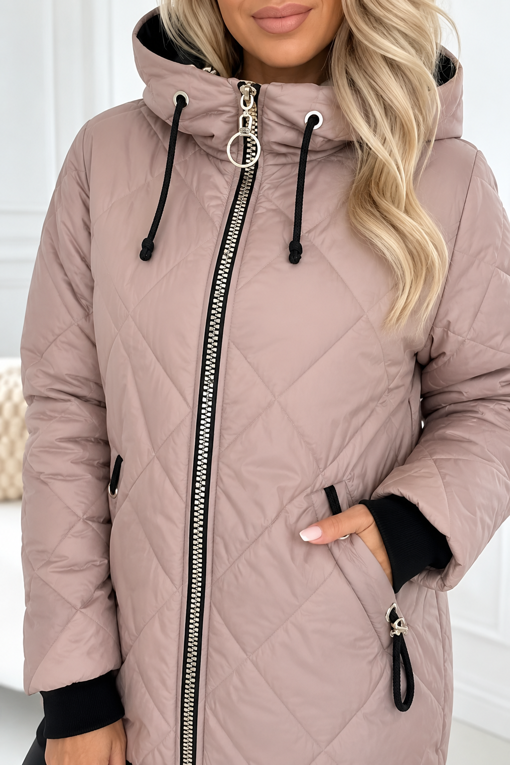 Heather | Lightweight Hooded Jacket