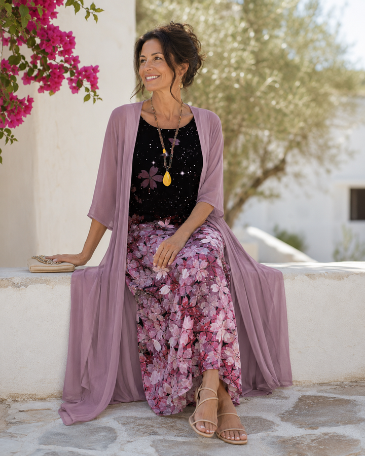 Maeva | Ombré Dress Set