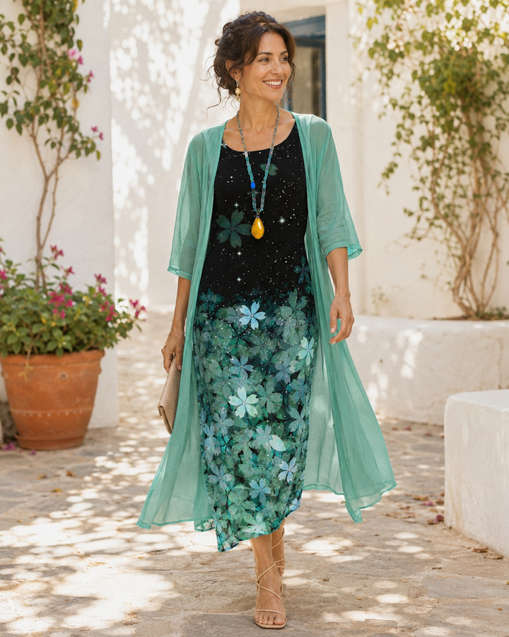 Maeva | Ombré Dress Set