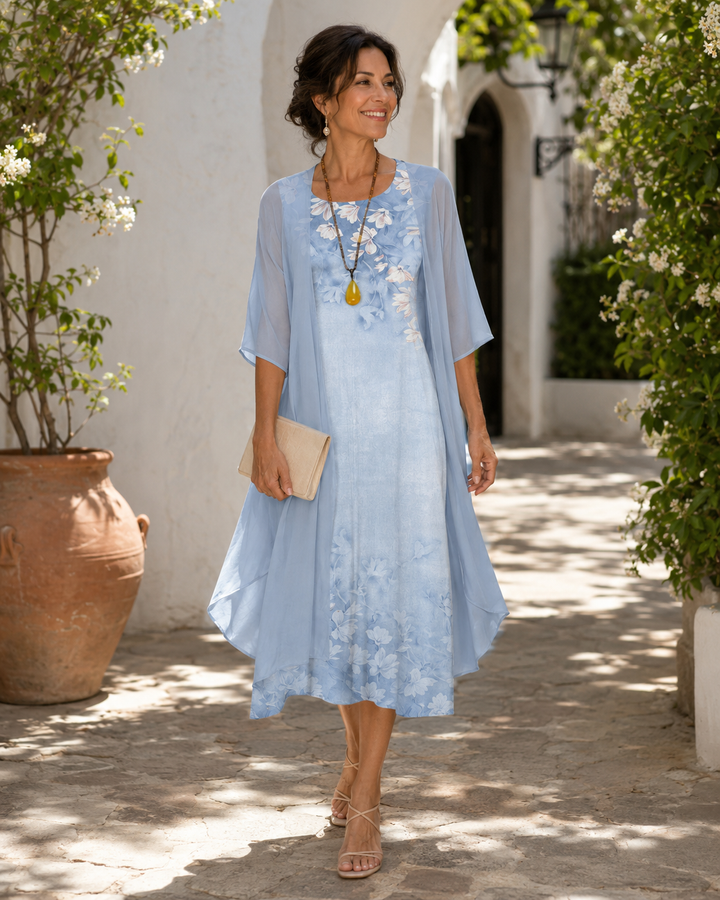 Aurelia | Floral Dress Set
