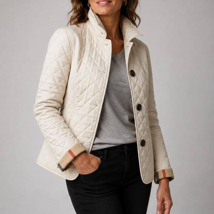 Lightweight quilted jacket from Bennett and Lowe's Georgia collection, shown in a stylish, padded design ideal for cool weather.