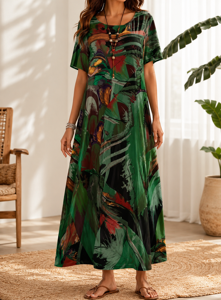 Nicole | Chiffon Midi Dress for Women