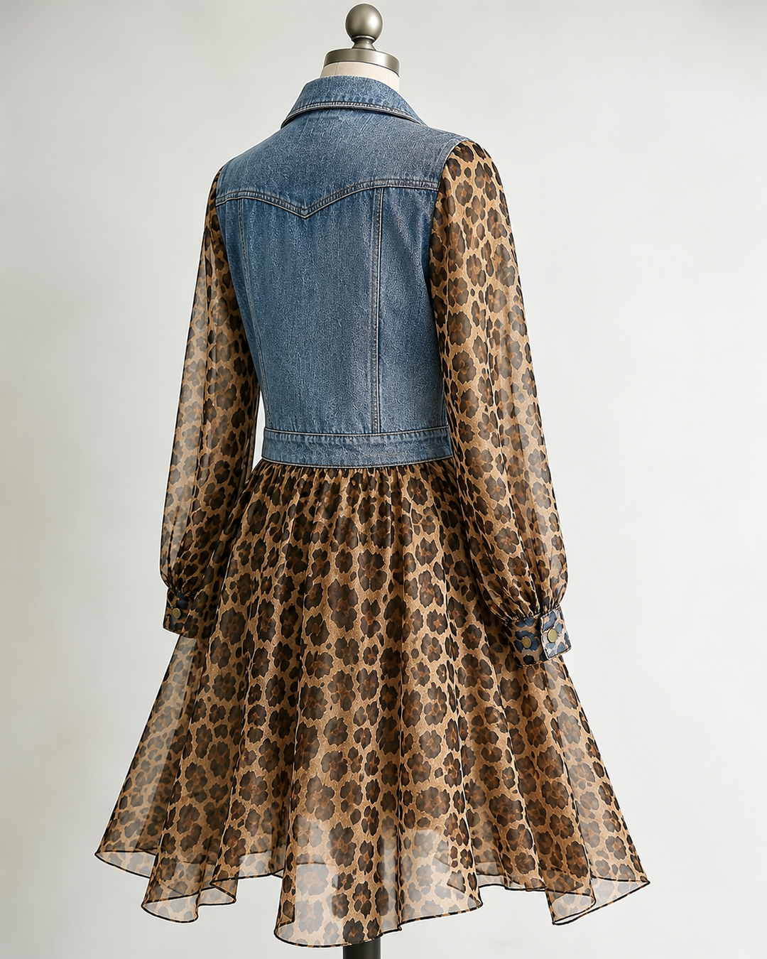 Brianna | Leopard-Print Midi Dress