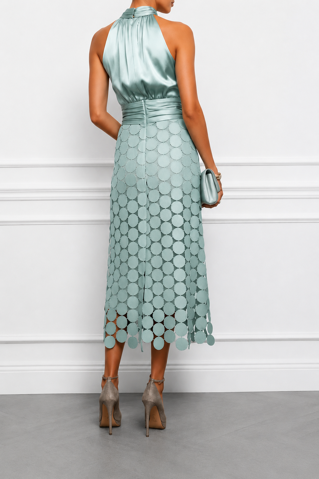 Elegant Nora midi dress by Bennett and Lowe featuring a stylish, effortless design perfect for sophisticated occasions