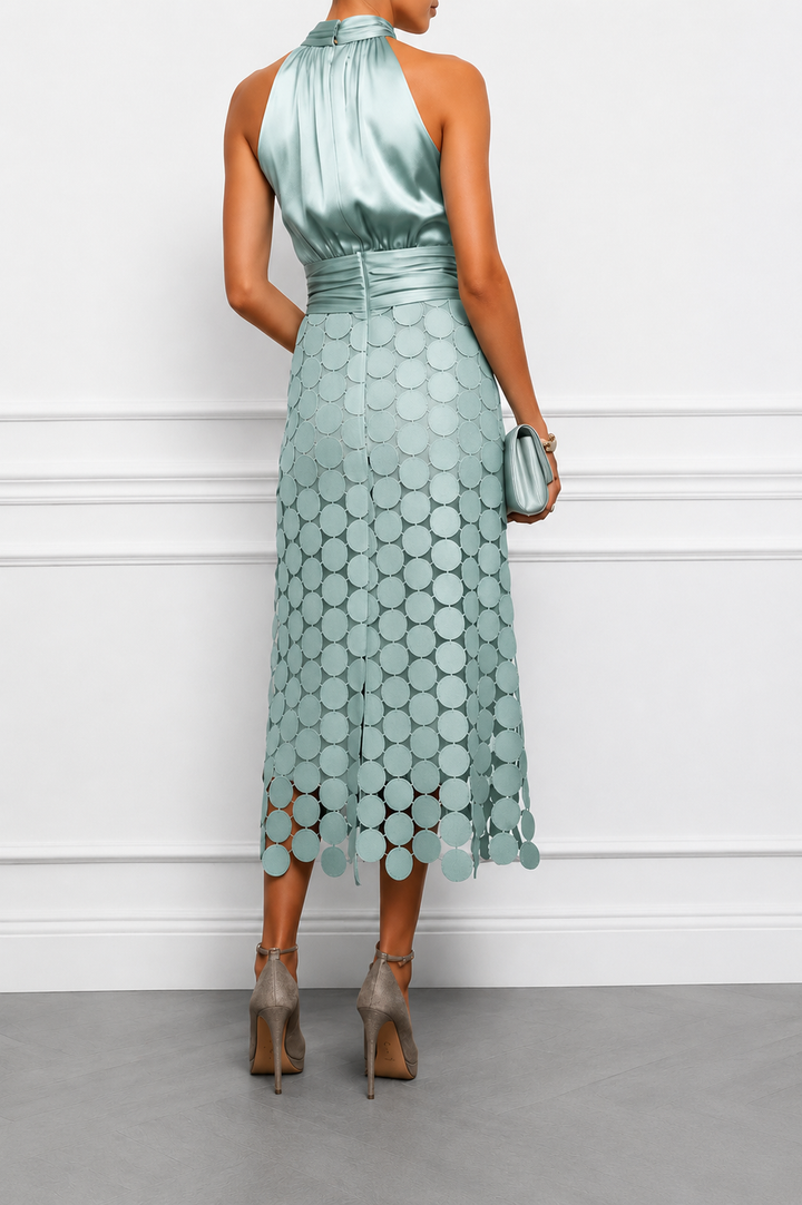 Elegant Nora midi dress by Bennett and Lowe featuring a stylish, effortless design perfect for sophisticated occasions