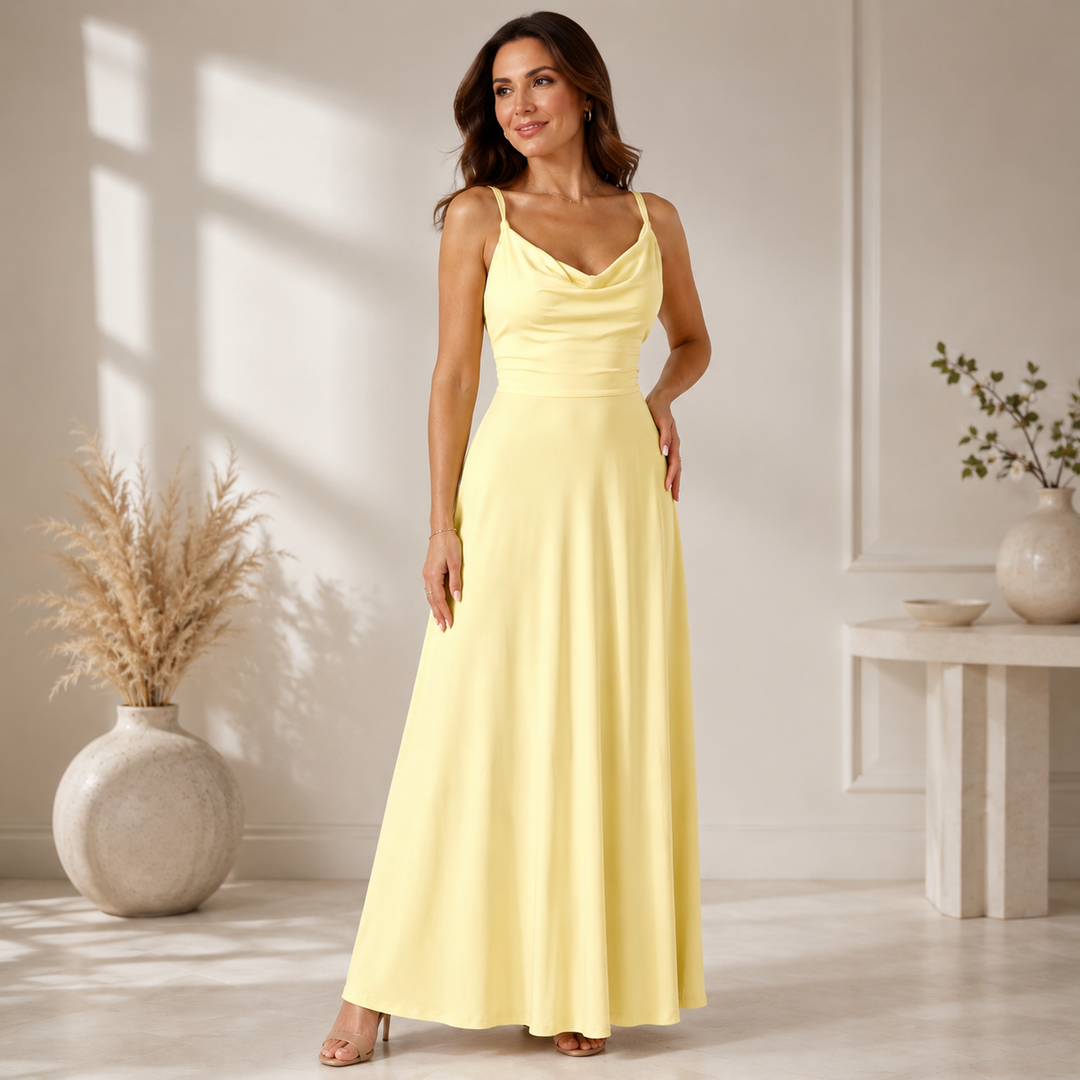 Alexis | Cowl-Neck Maxi Dress for Women