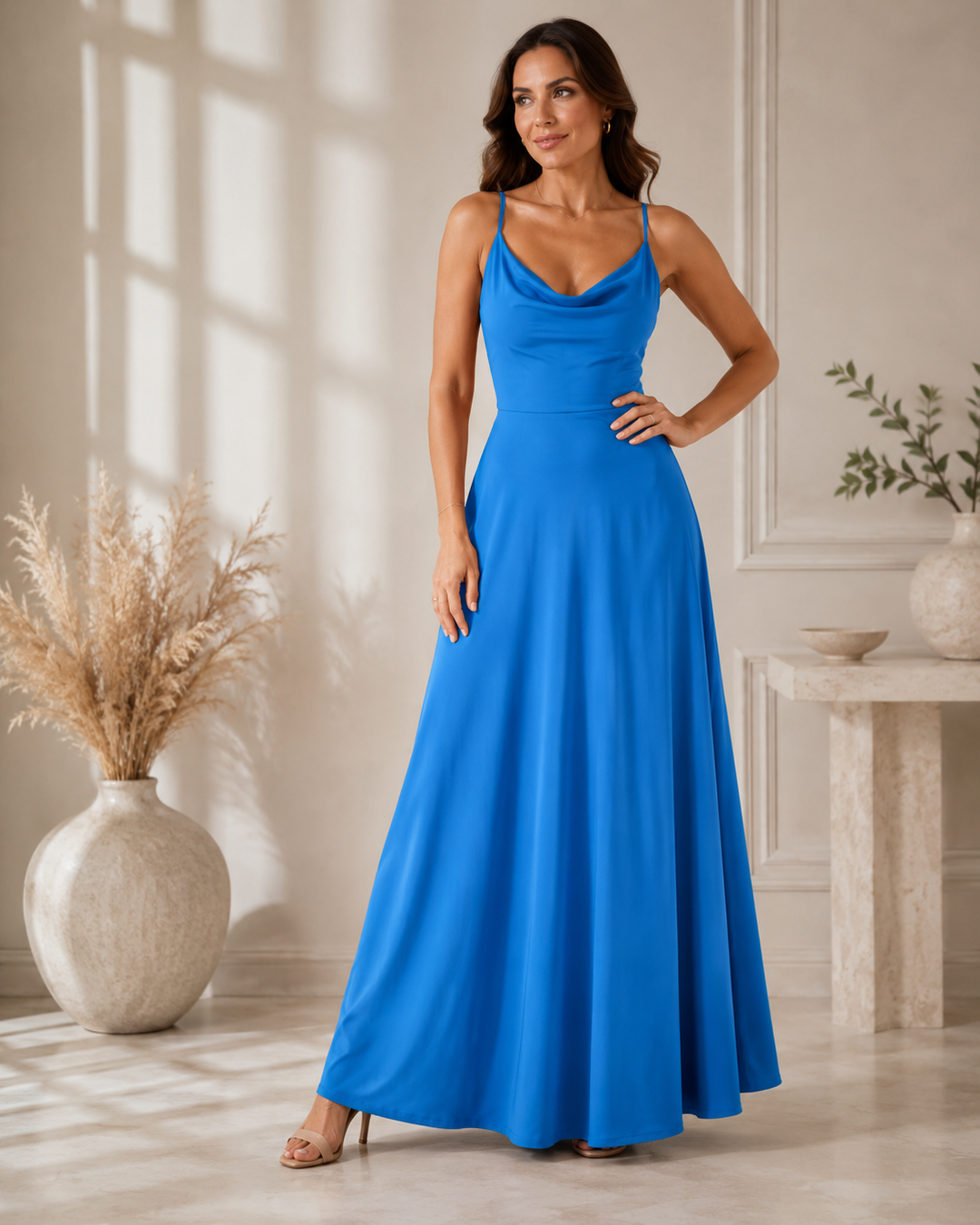 Alexis | Cowl-Neck Maxi Dress for Women