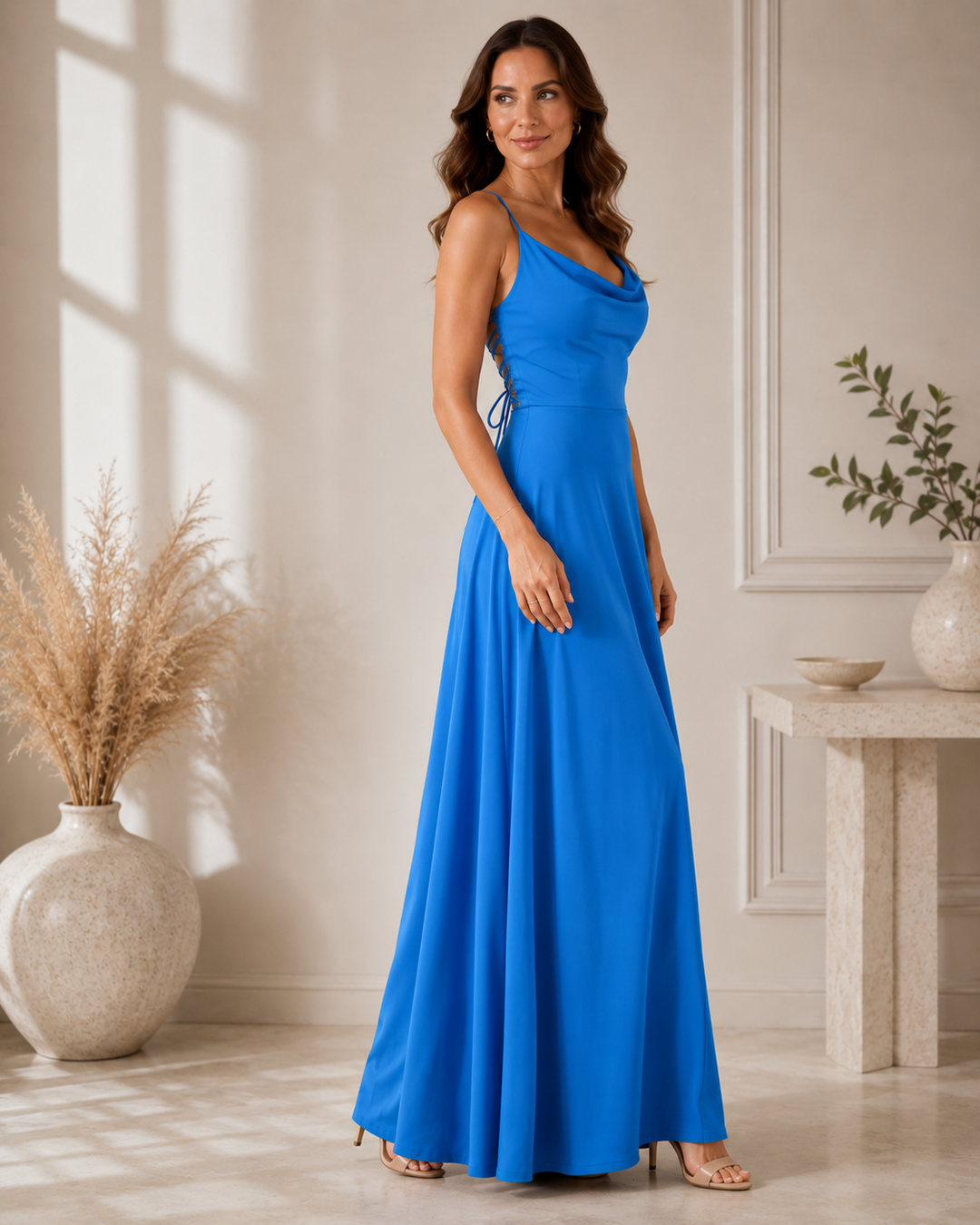 Alexis | Cowl-Neck Maxi Dress for Women