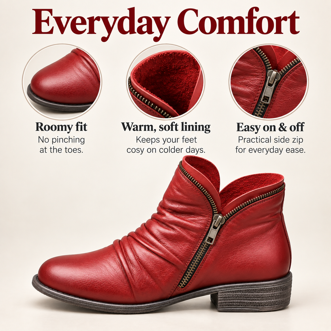Bennett and Lowe Corinne round-toe ankle boots displayed on a neutral background with sleek design and ankle-height fit.