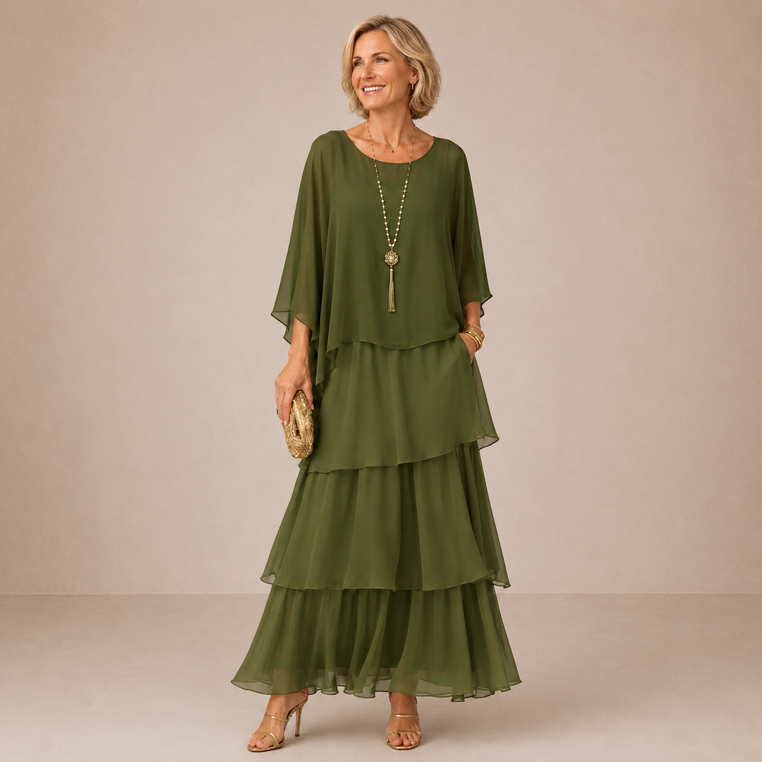 Tiffany | Elegant Flowing Maxi Dress for Women