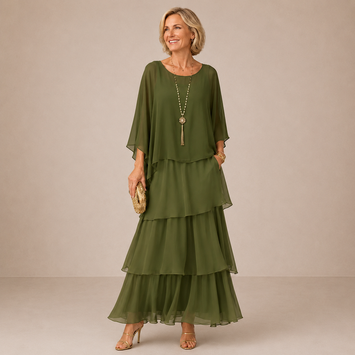 Tiffany | Elegant Flowing Maxi Dress for Women
