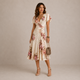 Vanessa | Pleated Midi Dress for Women