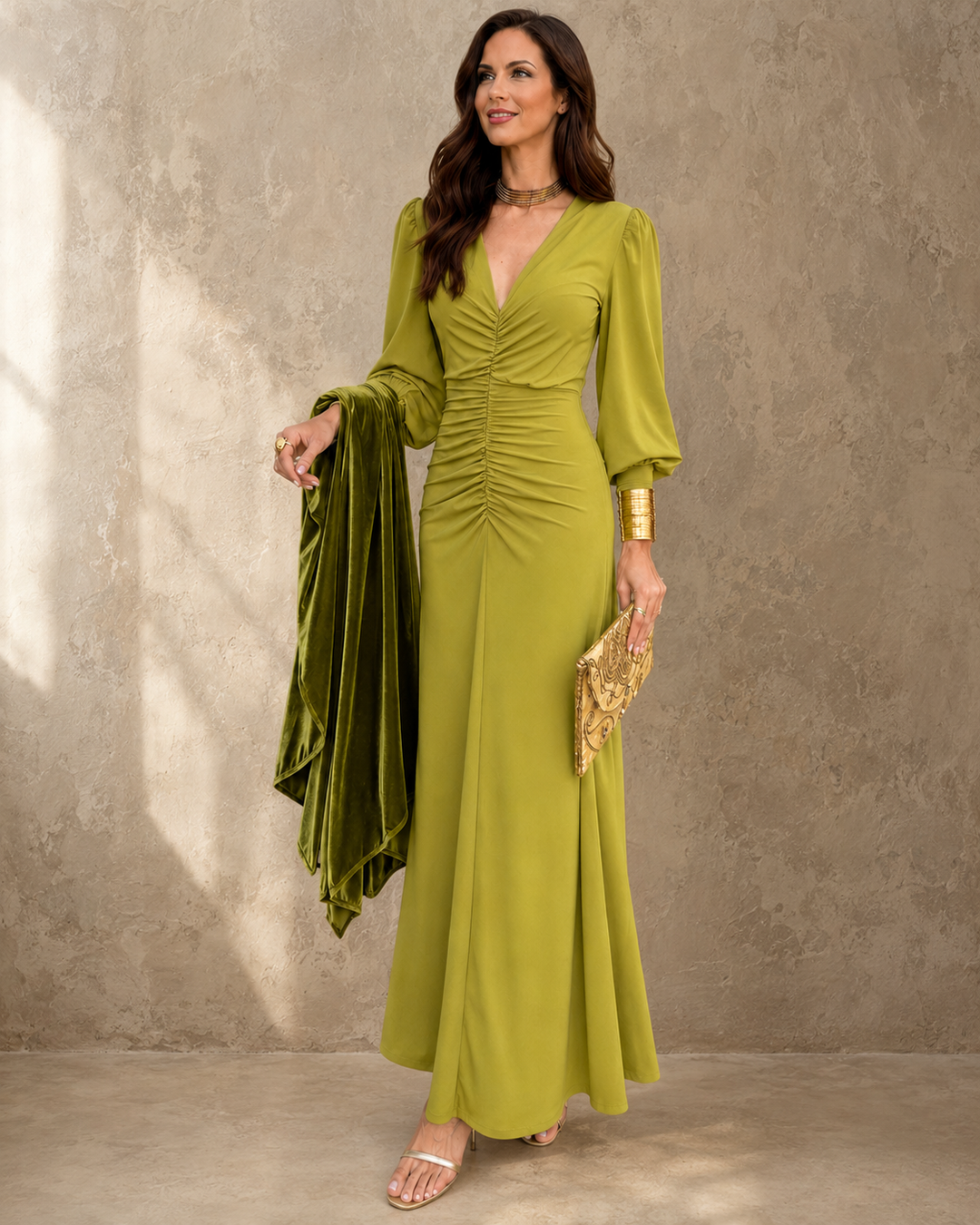 Karena Bennett and Lowe shoulder cut-out midi dress for women, stylish and elegant with fitted silhouette and modern design.