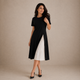 Abigail | Pleated Panel Midi Dress for Women