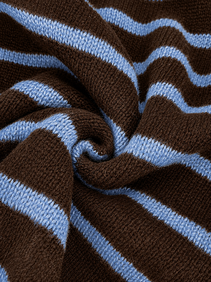 Chelsea | Striped Relaxed-Fit Knit Cardigan for Women