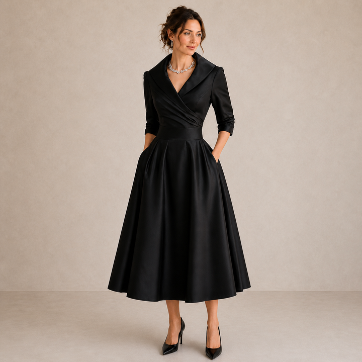 Rebecca | Fitted Midi Dress for Women