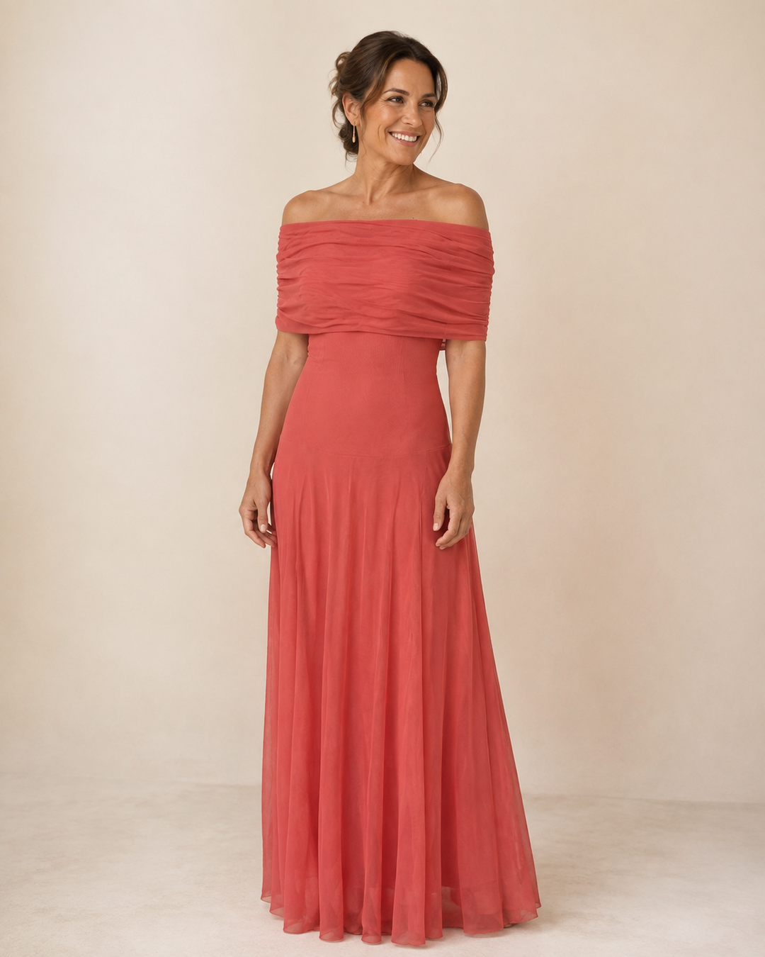 Bennett and Lowe Marta Toledo-style maxi dress for women with flowing fabric and elegant design, shown on a model.