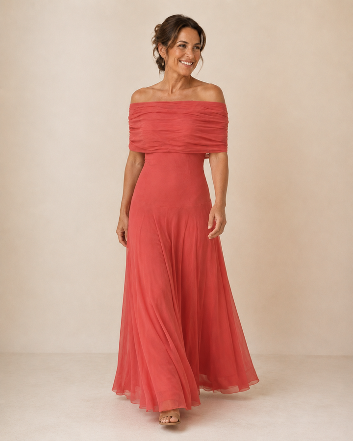 Bennett and Lowe Marta Toledo-style maxi dress for women, flowing fabric, sleeveless design, and elegant ankle-length cut.