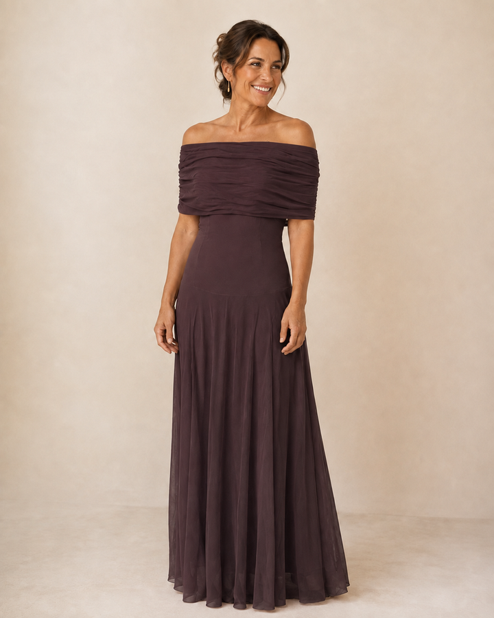 Bennett and Lowe Marta Toledo-style maxi dress for women, flowing fabric, sleeveless design, and elegant silhouette.