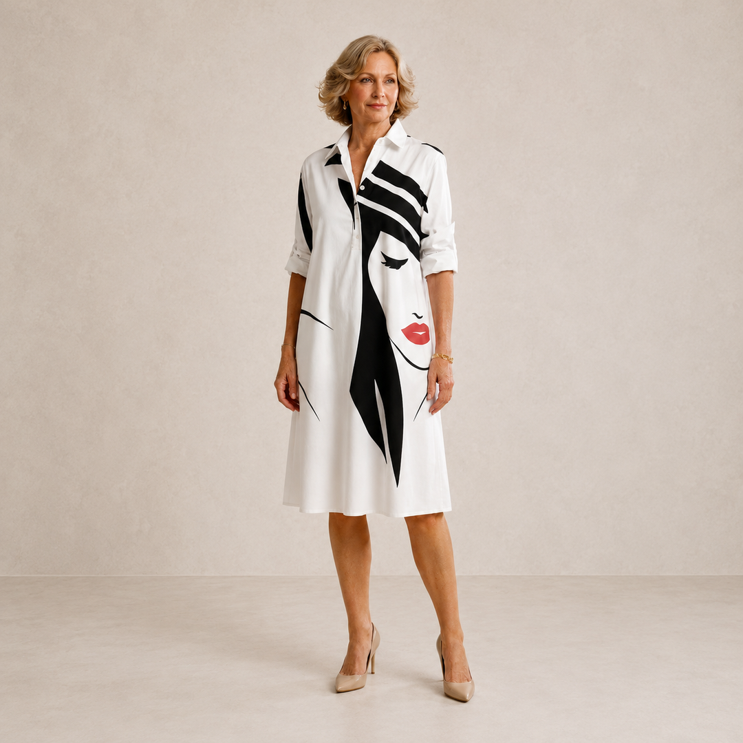 Sarah | Flowing Midi Dress for Women