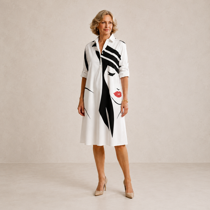 Sarah | Flowing Midi Dress for Women
