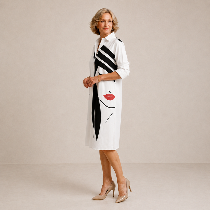 Sarah | Flowing Midi Dress for Women