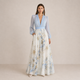 Victoria | Floral Chiffon Maxi Dress for Women