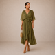 Kelsey | V-Neck Midi Dress for Women