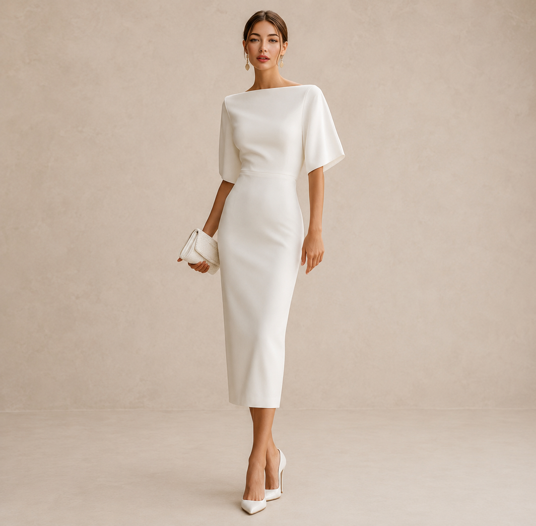 Hailey | Romantic Midi Dress for Women