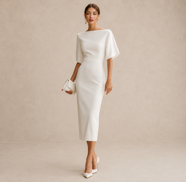 Hailey | Romantic Midi Dress for Women