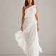 Scarlett | One-Shoulder Ruffle Maxi