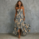 Rosalind | Strapless 3D Floral Maxi