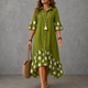 Beatrice | Polka Dot Lapel Dress